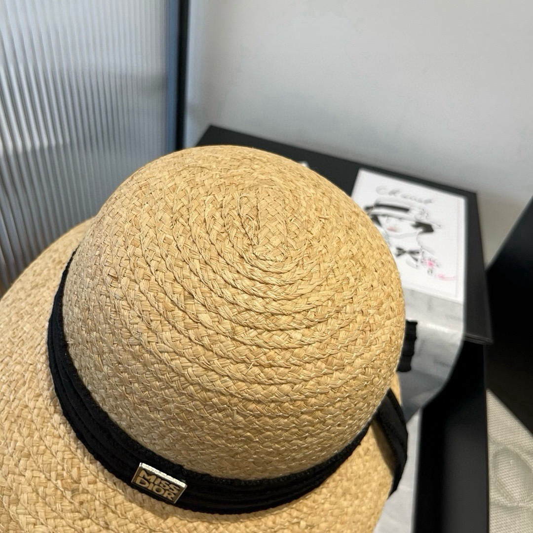 Dior Dior冬奥2025夏款礼帽，草帽，小清新 头围57cm