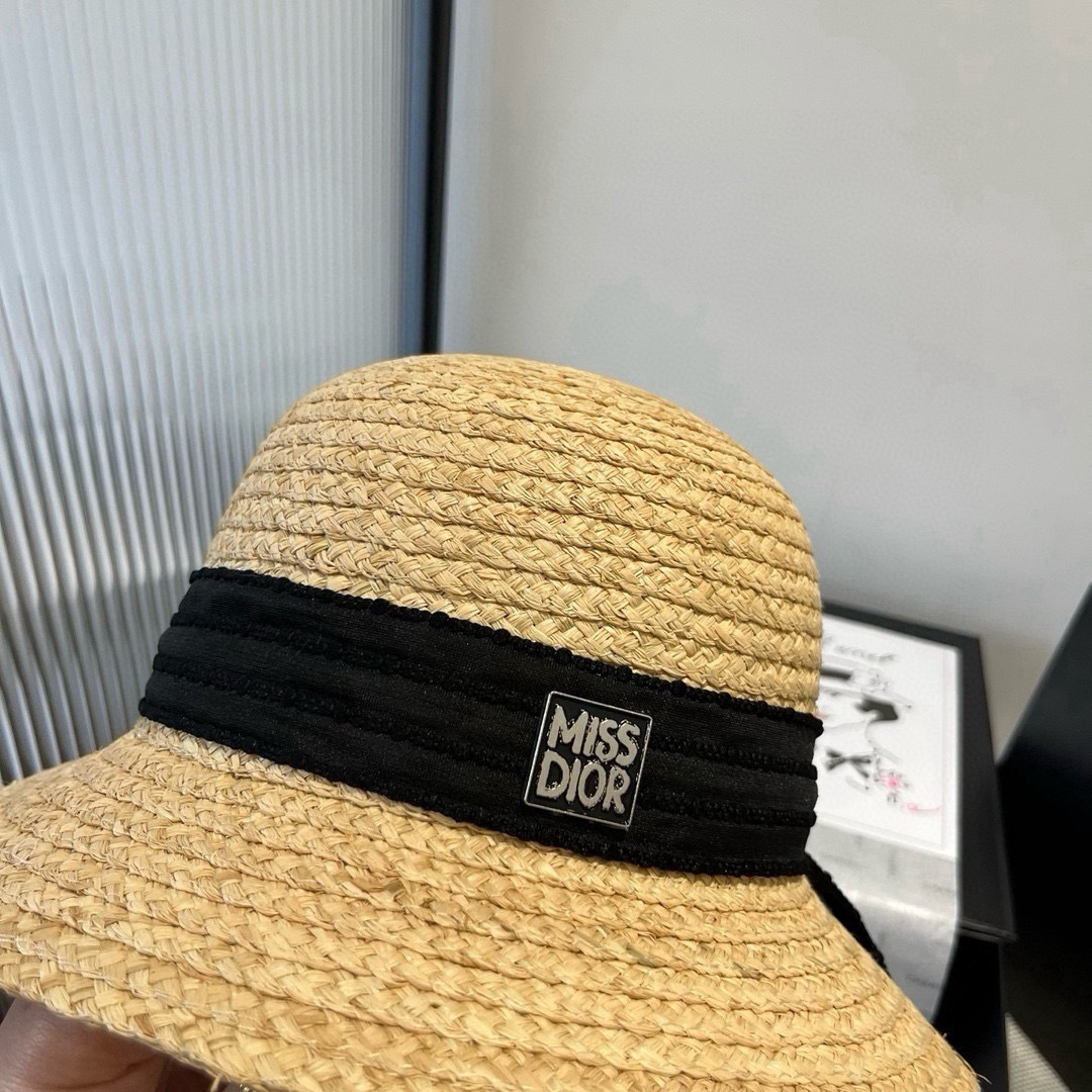 Dior Dior冬奥2025夏款礼帽，草帽，小清新 头围57cm