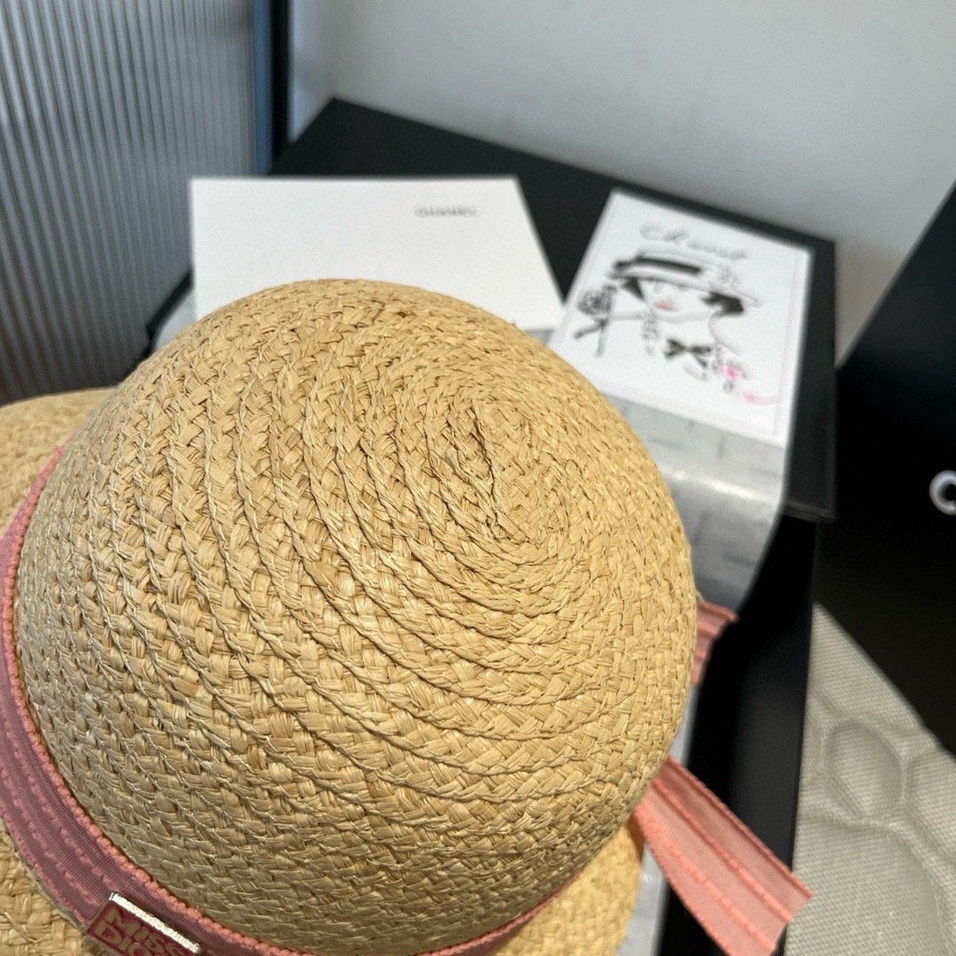 Dior Dior冬奥2025夏款礼帽，草帽，小清新 头围57cm