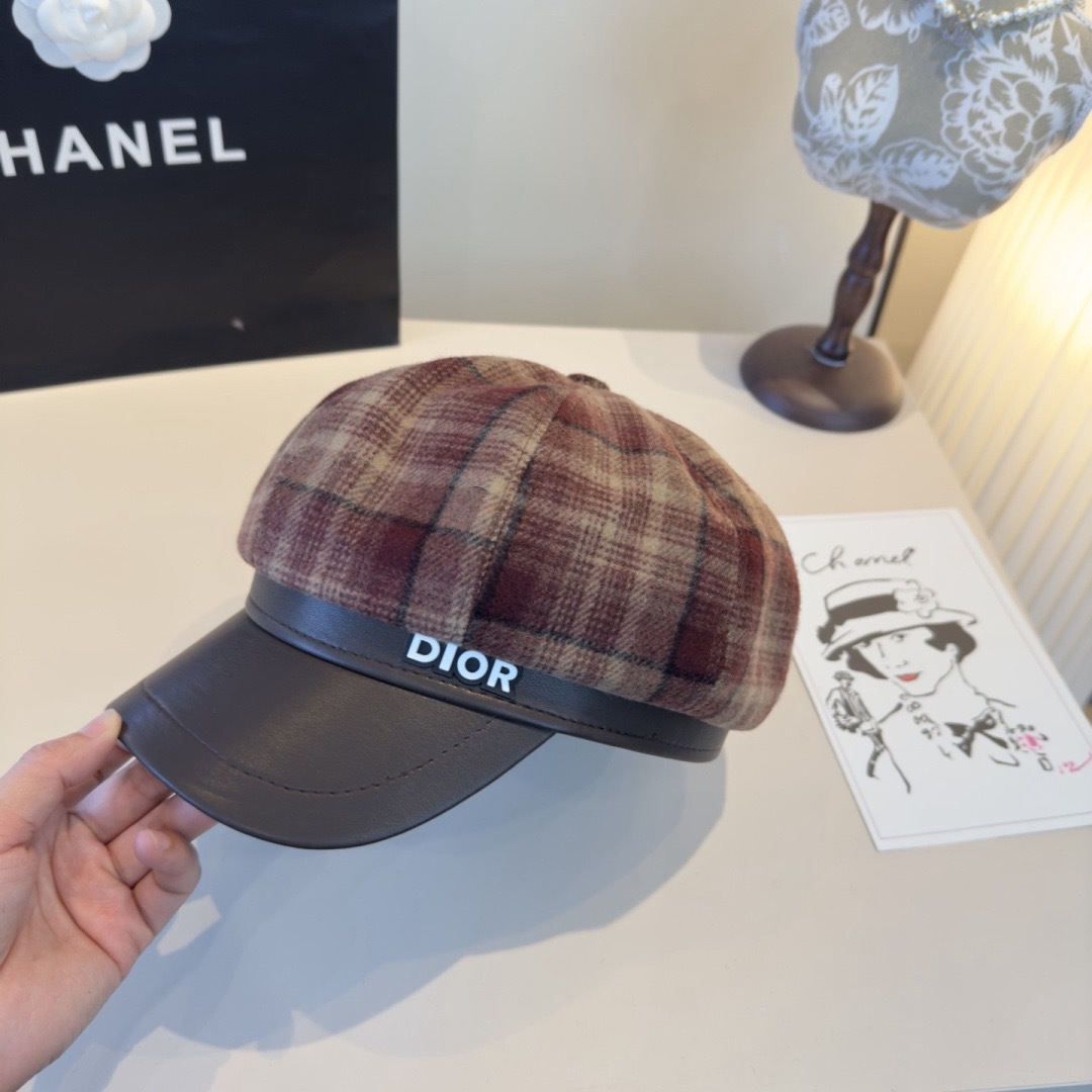 Dior Dior迪奥新款鸭舌军帽，高级定制，头围57cm