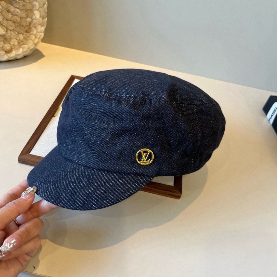 Louis Vuitton Lv新款鸭舌军帽，高级定制，头围57cm
