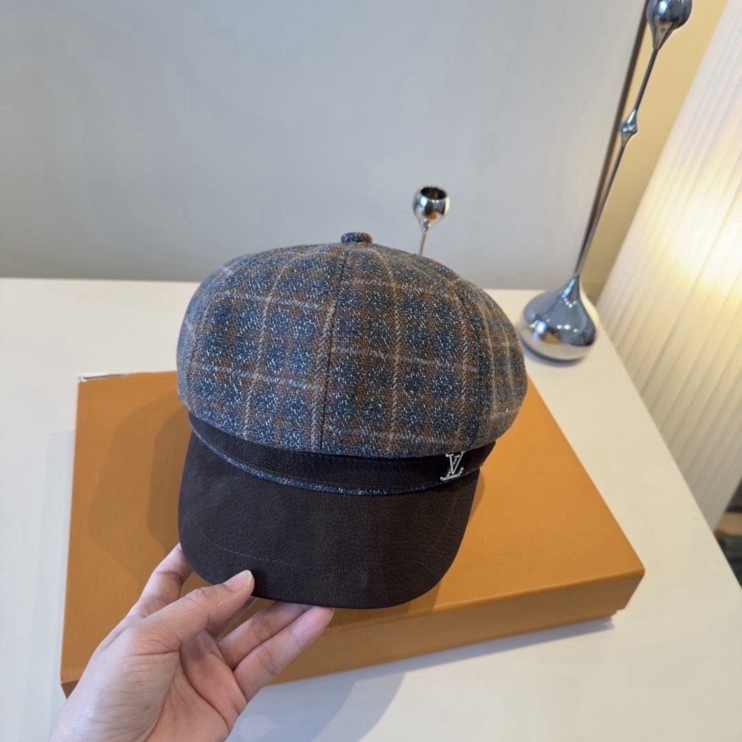 Louis Vuitton Lv路易斯新款鸭舌军帽，高级定制，头围57cm