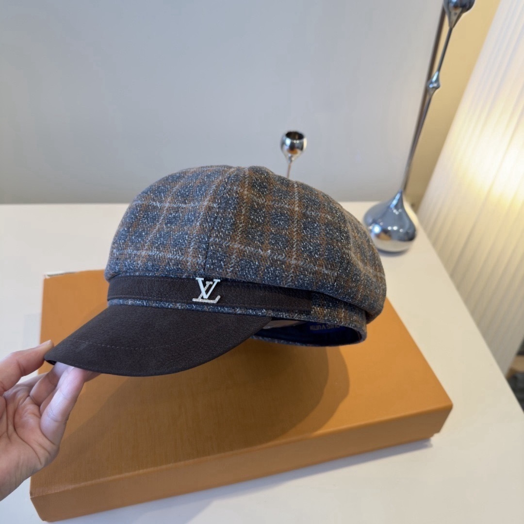 Louis Vuitton Lv路易斯新款鸭舌军帽，高级定制，头围57cm
