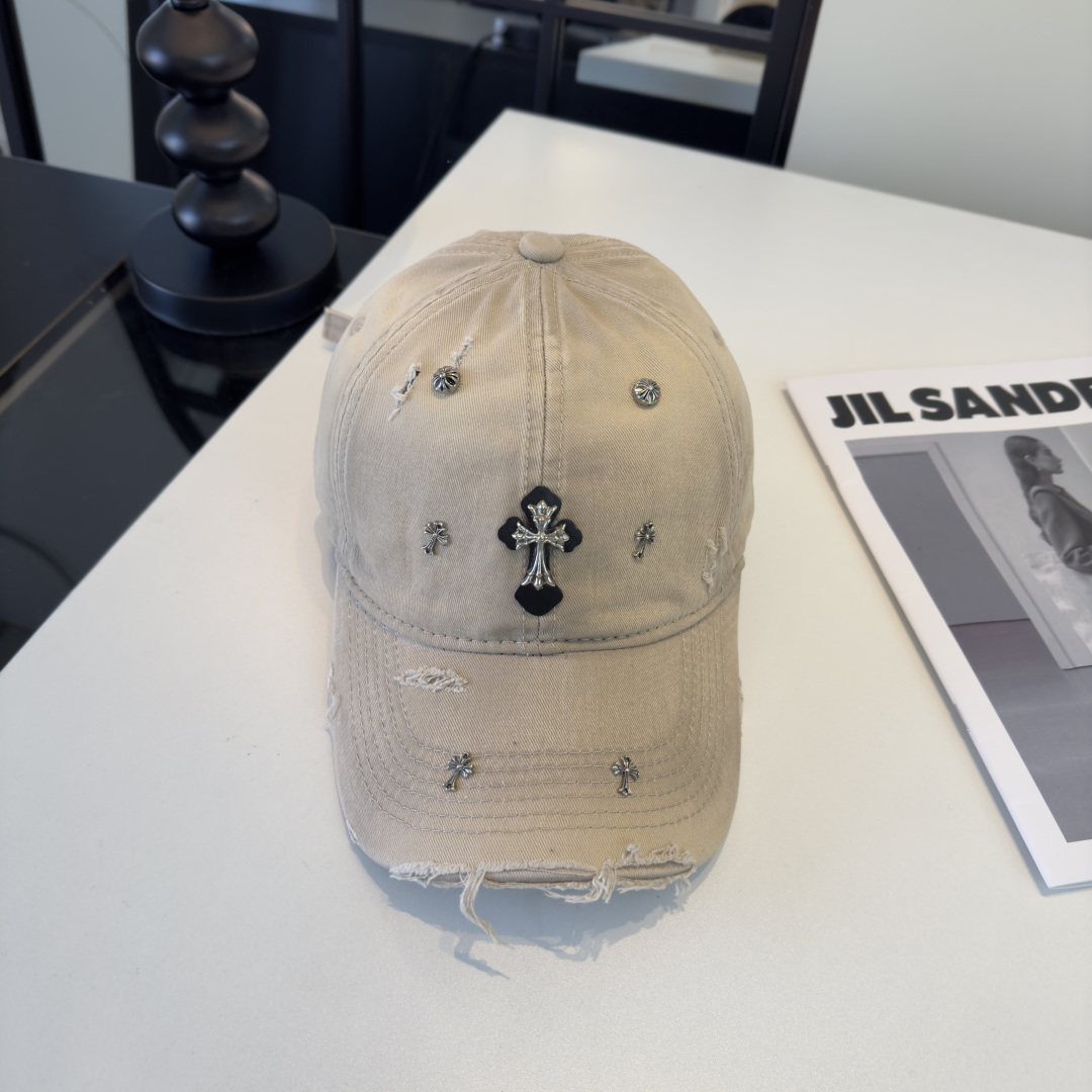 Chrome Hearts 克罗心新款遮阳鸭舌帽，头围57cm