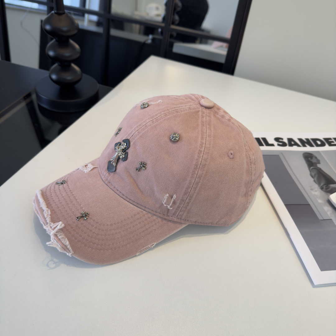 Chrome Hearts 克罗心新款遮阳鸭舌帽，头围57cm