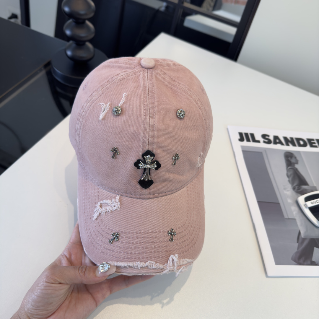 Chrome Hearts 克罗心新款遮阳鸭舌帽，头围57cm