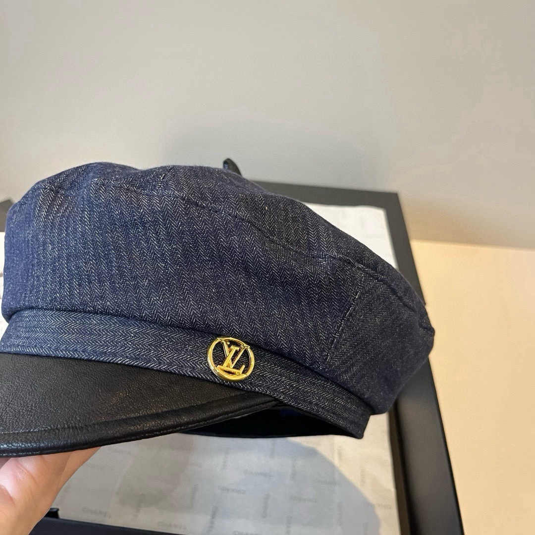 Louis Vuitton Lv新款鸭舌军帽，高级定制，头围57cm