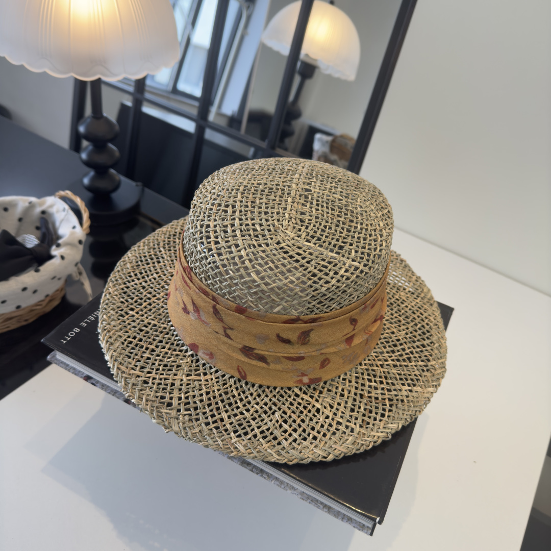 PGucci古奇新款礼帽，台湾PP草帽沿，头围57cm