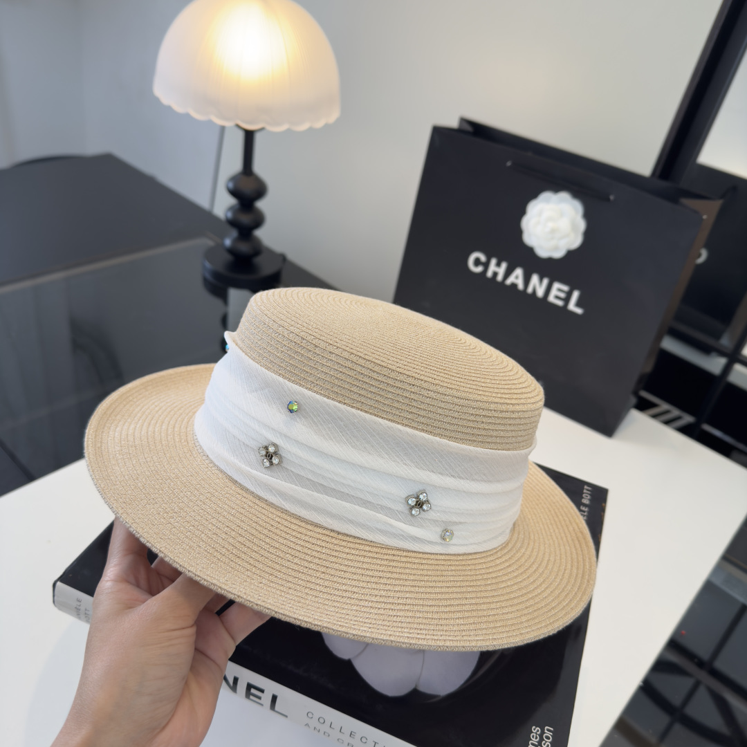 Chanel Chanel香奈儿新款网纱礼帽，高级定制，头围57cm