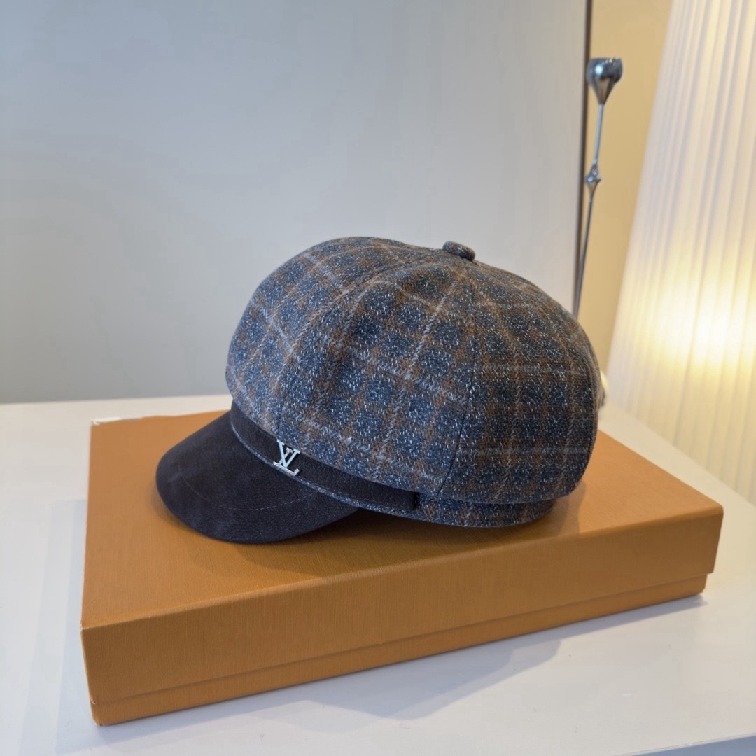 Louis Vuitton Lv路易斯新款鸭舌军帽，高级定制，头围57cm
