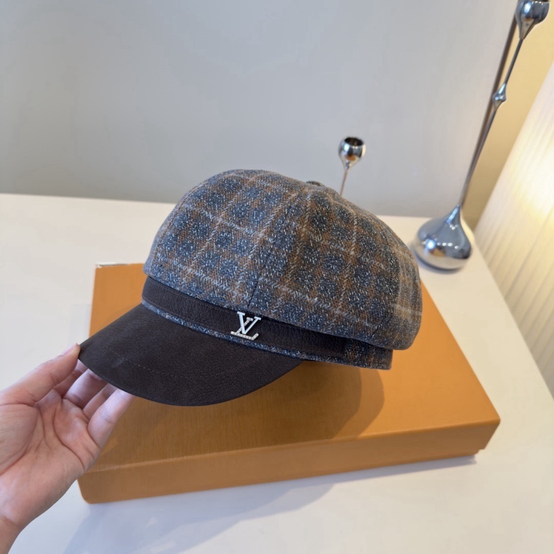 Louis Vuitton Lv路易斯新款鸭舌军帽，高级定制，头围57cm