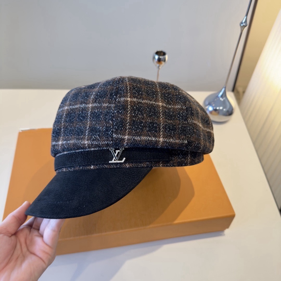 Louis Vuitton Lv路易斯新款鸭舌军帽，高级定制，头围57cm