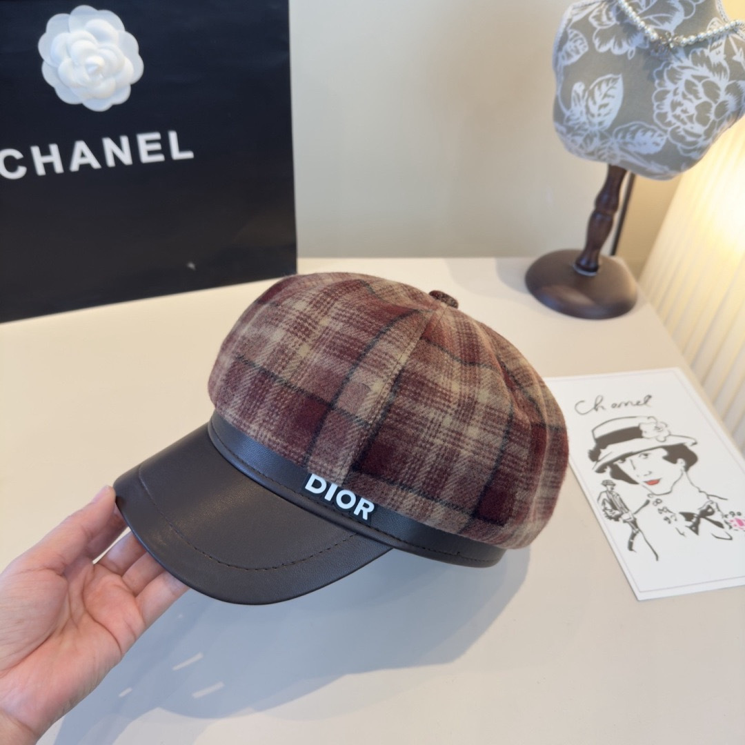 Dior Dior迪奥新款鸭舌军帽，高级定制，头围57cm