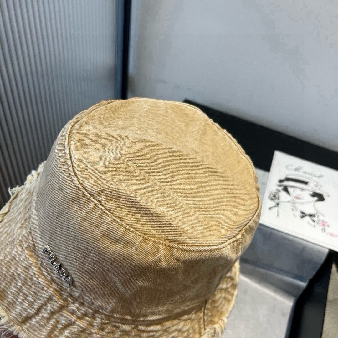 P普拉达新款牛仔渔夫帽，头围57cm