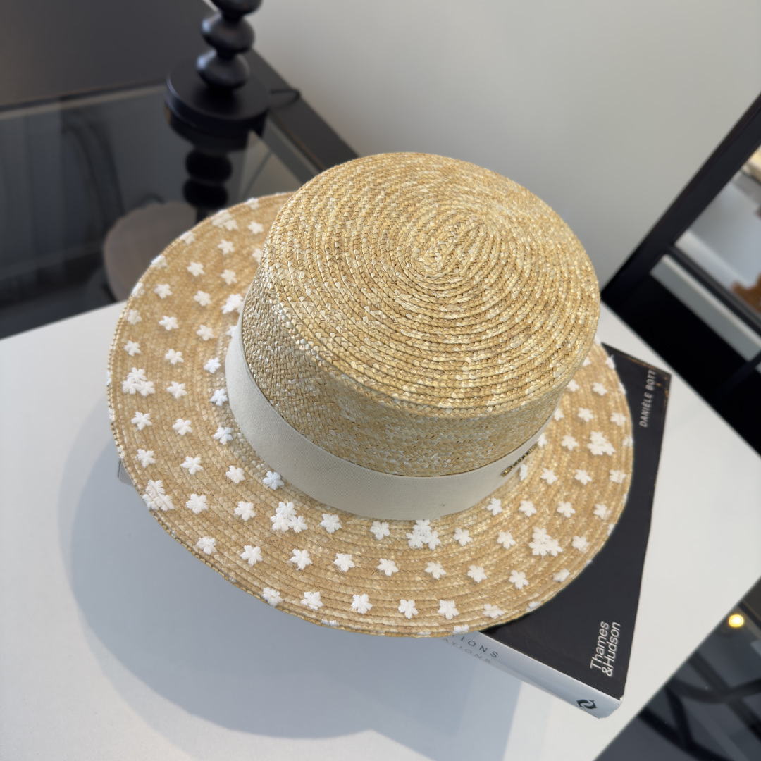 PChanel香奈儿拉菲草帽，旅游必备，头围57cm