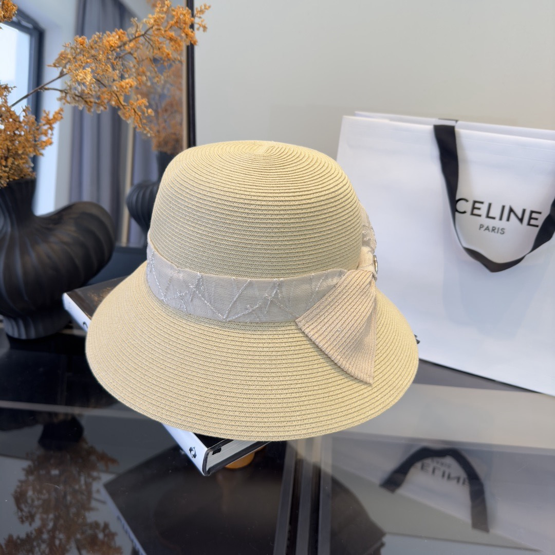 PChanel香奈儿新款草帽，日本纸草制作，跑量王，头围57cm