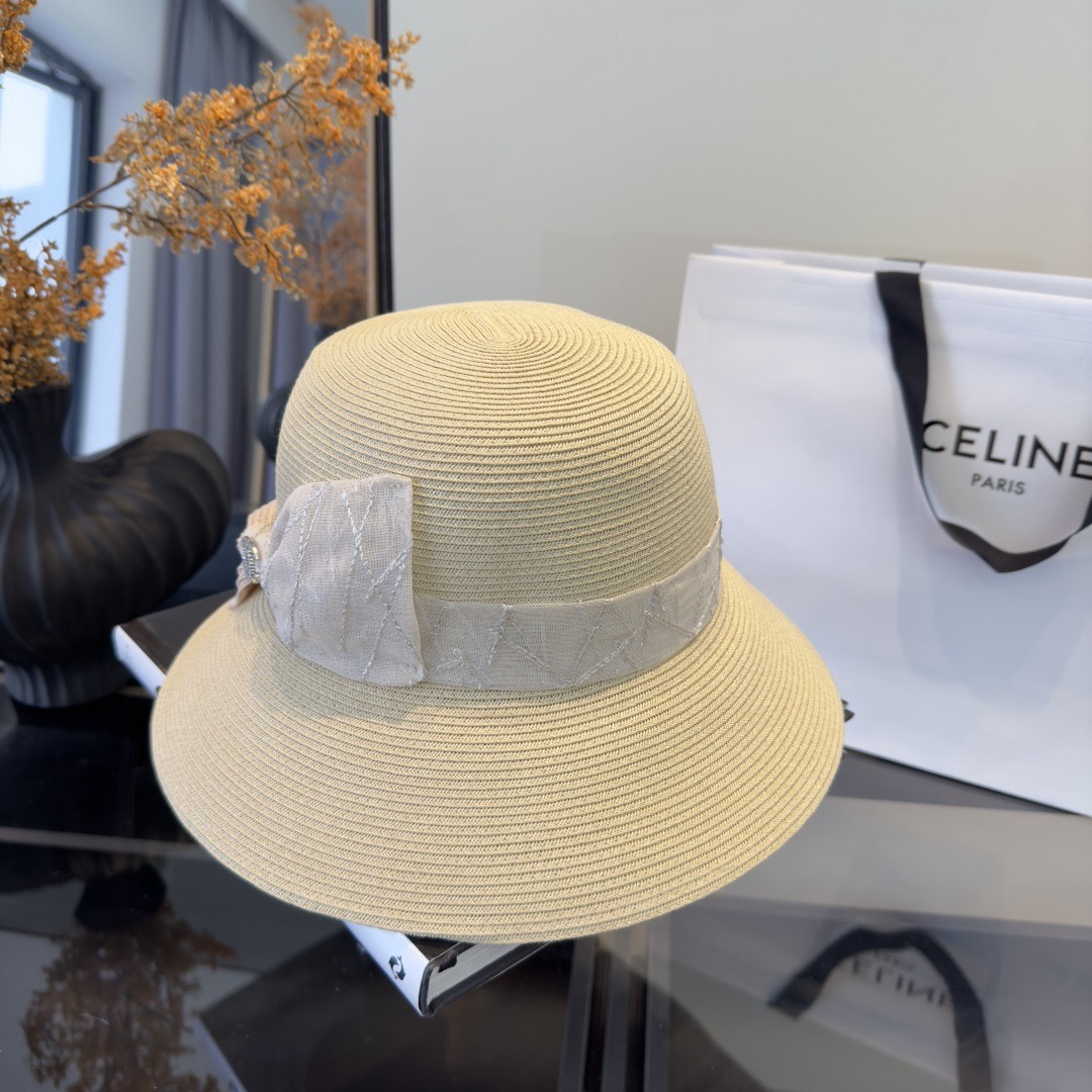 PChanel香奈儿新款草帽，日本纸草制作，跑量王，头围57cm