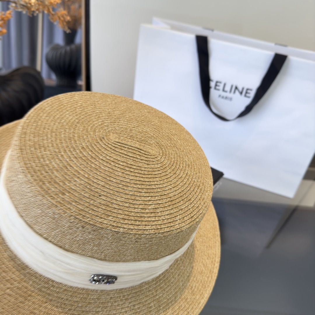 PChanel香奈儿新款草帽，日本纸草制作，头围57cm
