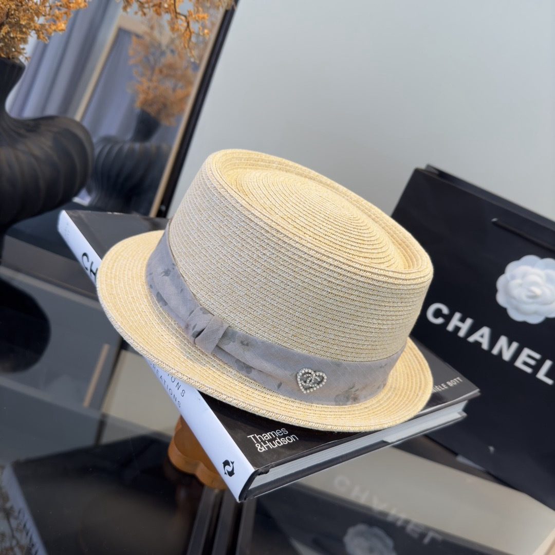 PChanel香奈儿新款草帽，日本纸草制作，跑量王，头围57cm