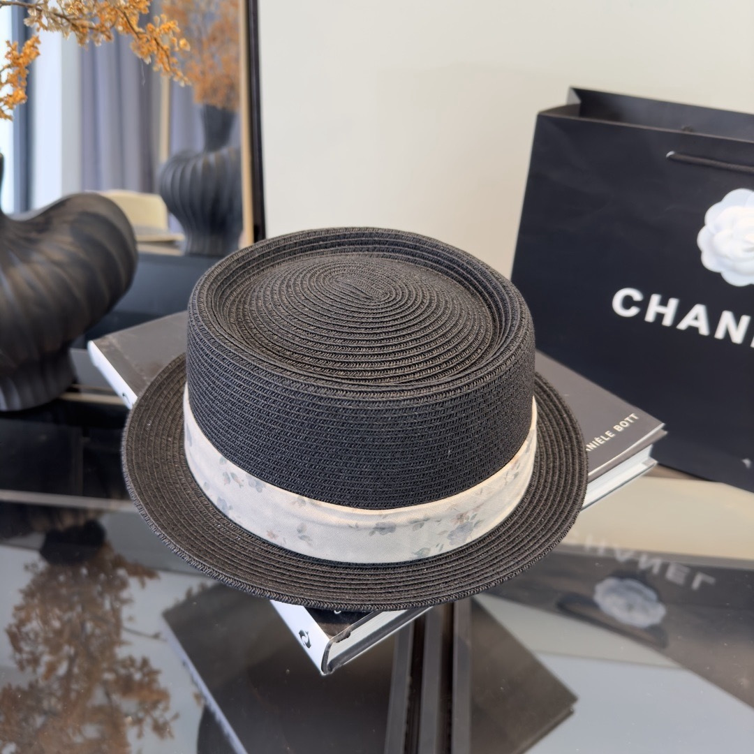 PChanel香奈儿新款草帽，日本纸草制作，跑量王，头围57cm