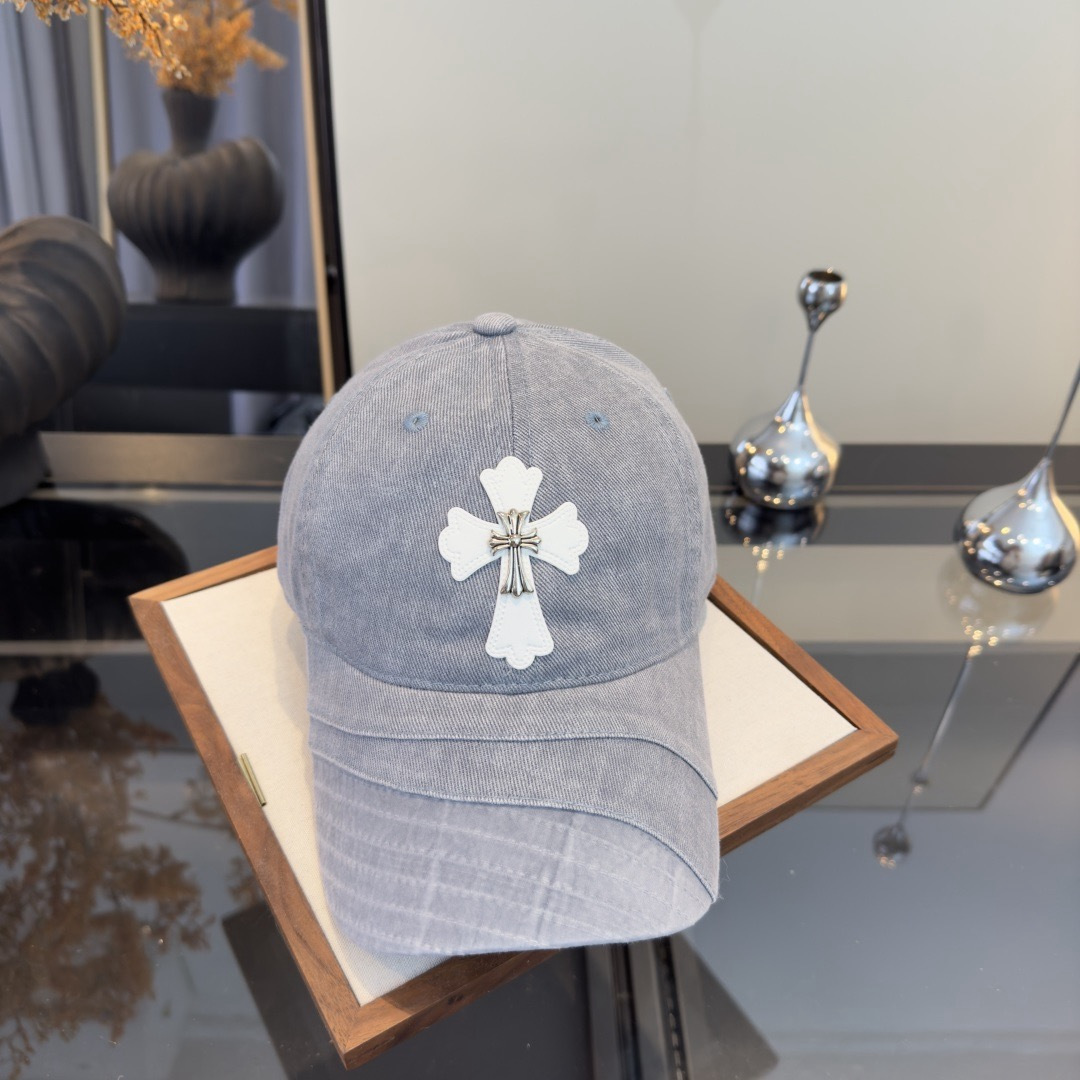 Chrome Hearts 克罗心新款鸭舌帽，百搭，头围57cm