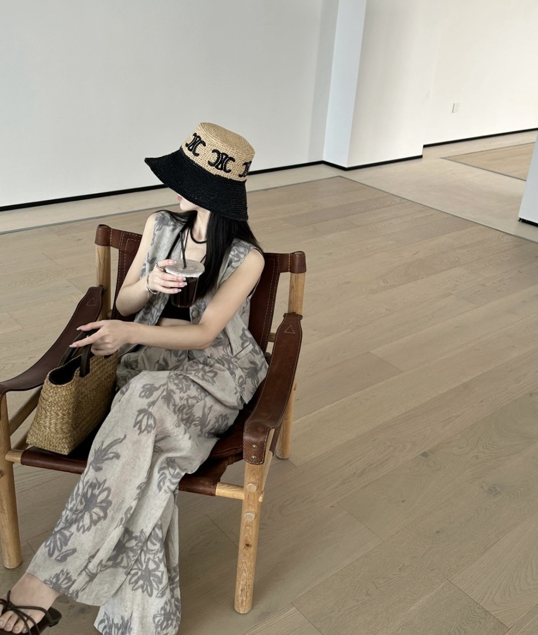 Celine Celine赛琳拉菲草帽