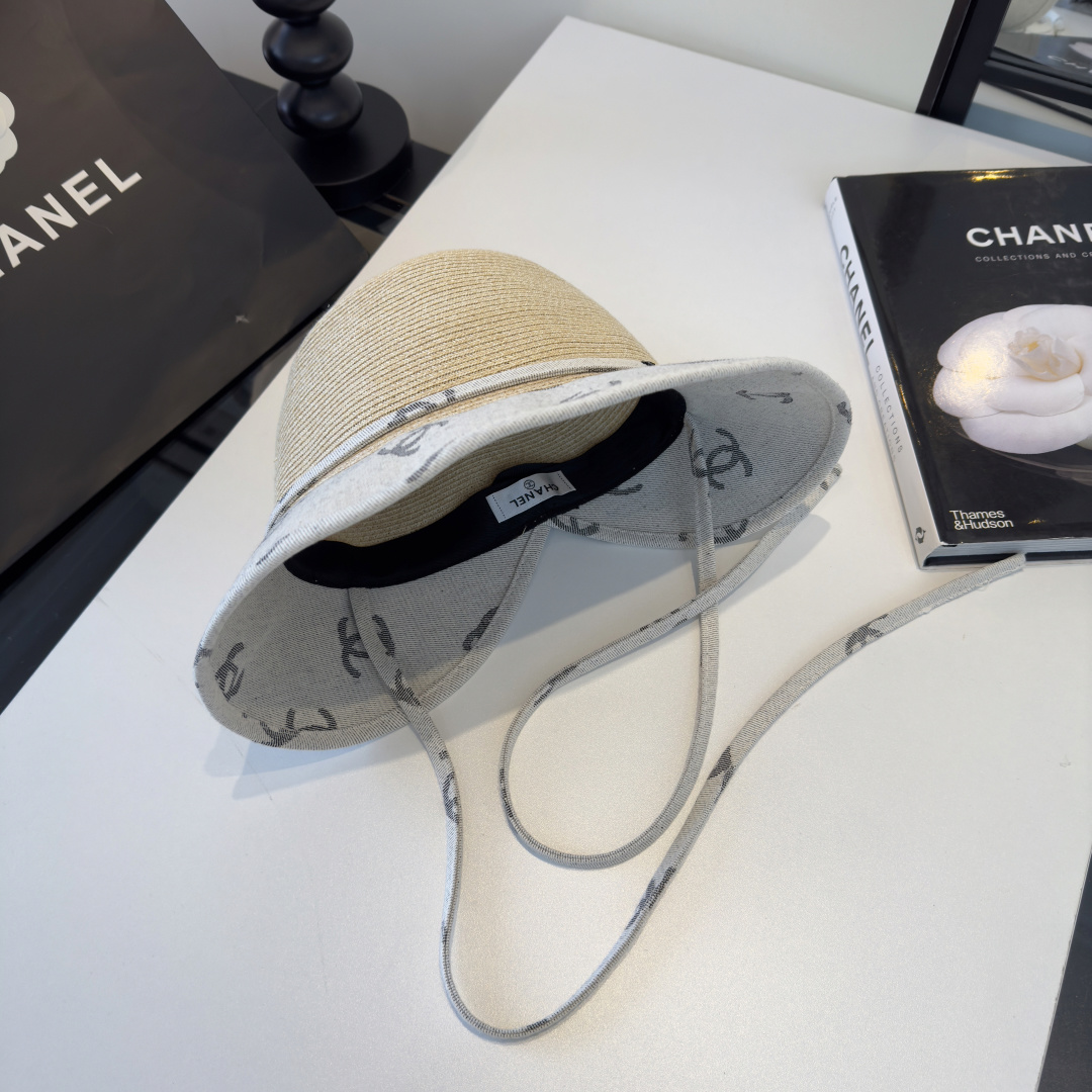 Chanel Chanel香奈儿新款草帽，头围57cm