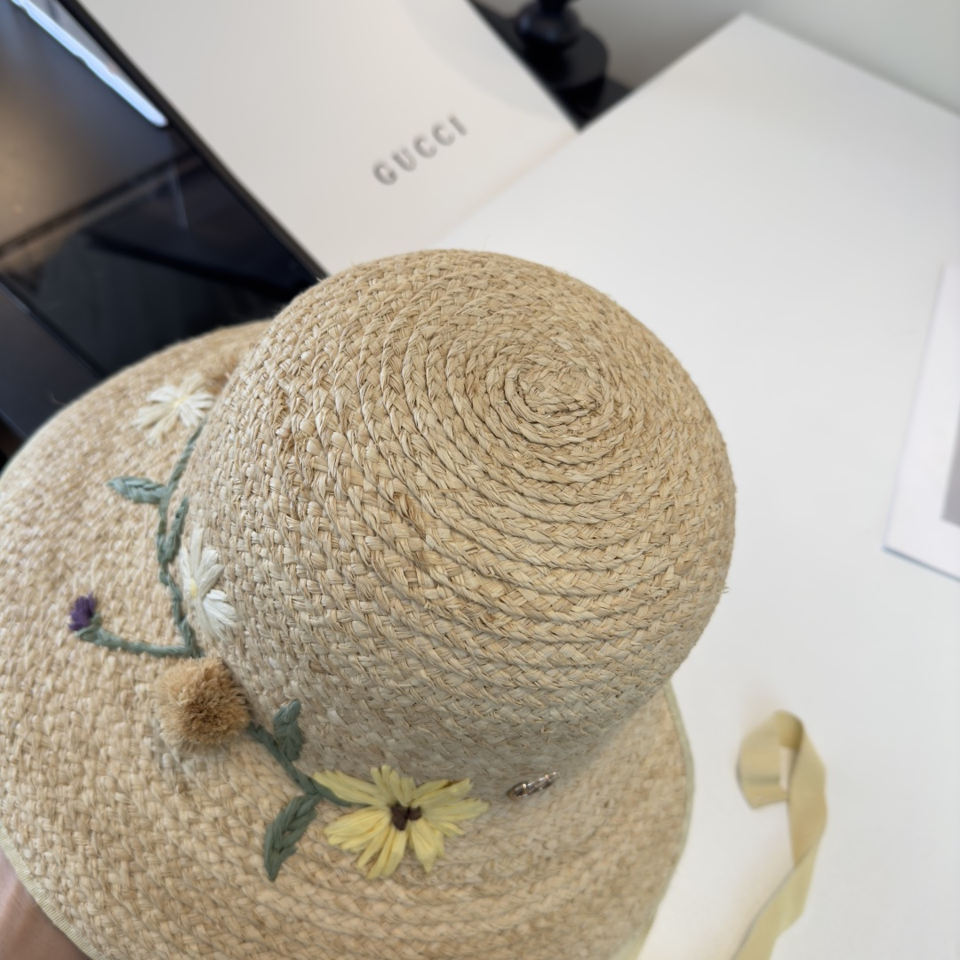 Gucci Gucci古奇新款拉菲草帽