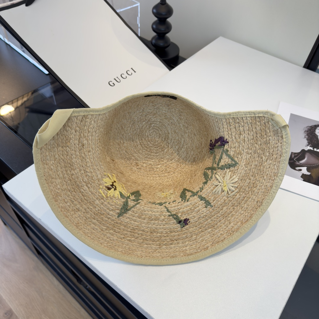 Gucci Gucci古奇新款拉菲草帽