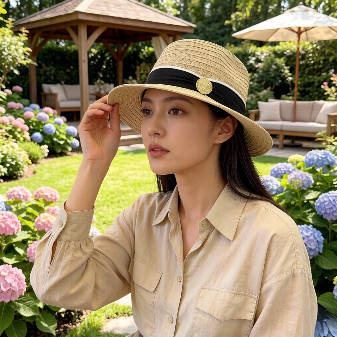 Chanel Chanel香奈儿 款礼帽，高端定制，头围57cm