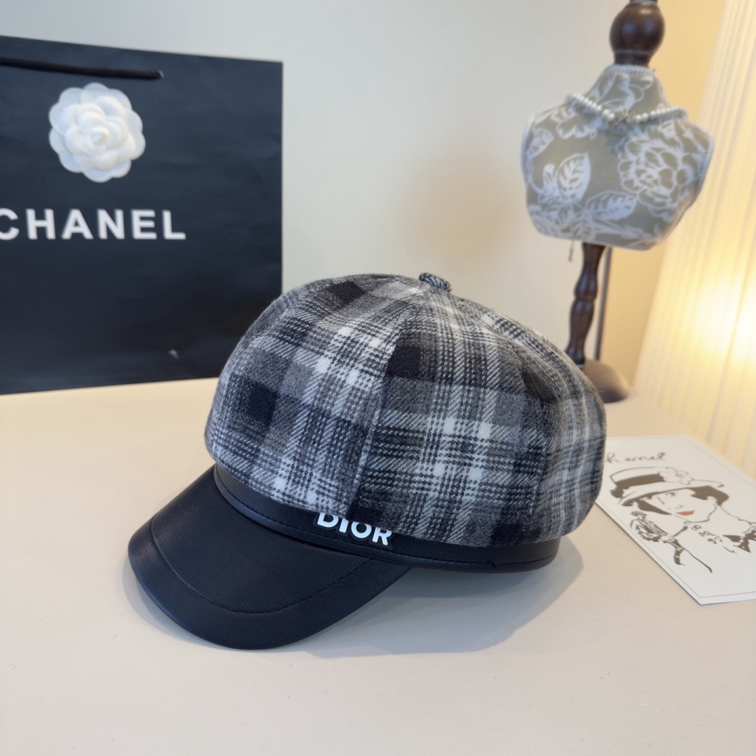 Dior Dior迪奥新款鸭舌军帽，高级定制，头围57cm
