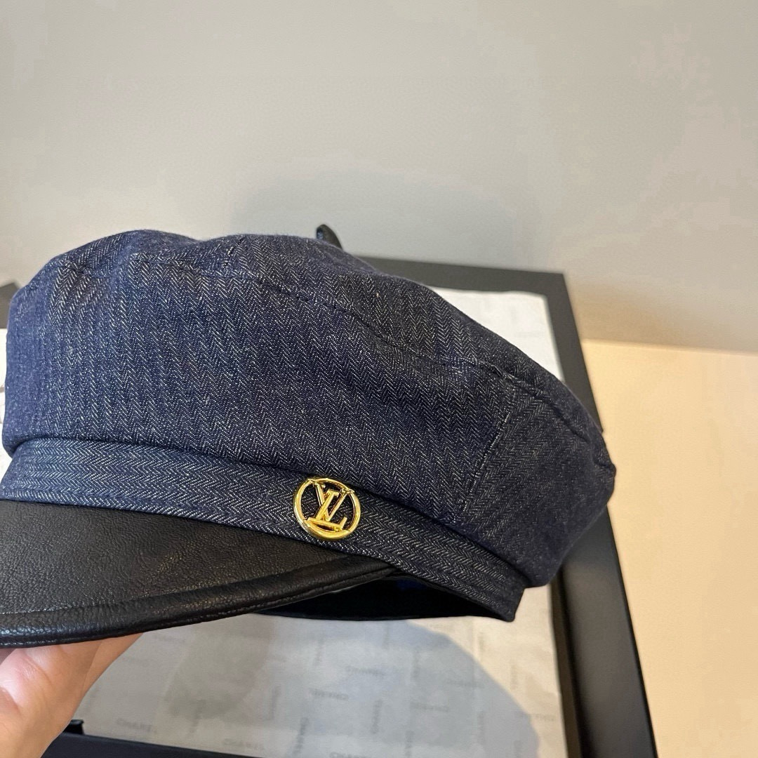 Louis Vuitton Lv新款鸭舌军帽，高级定制，头围57cm