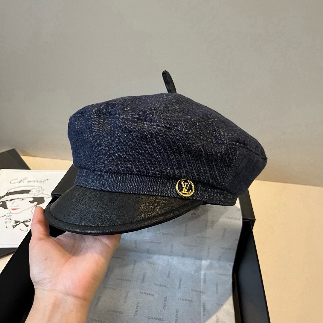 Louis Vuitton Lv新款鸭舌军帽，高级定制，头围57cm
