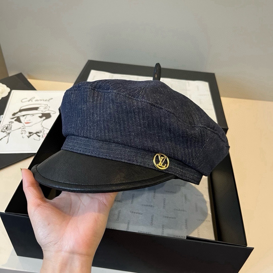 Louis Vuitton Lv新款鸭舌军帽，高级定制，头围57cm