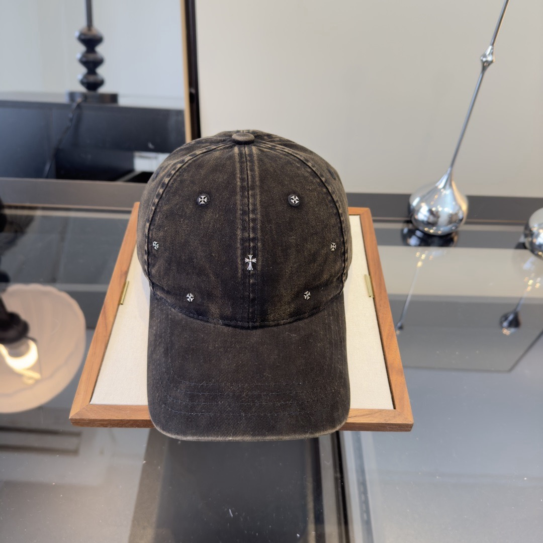 Chrome Hearts 克罗心新款鸭舌帽，头围57cm