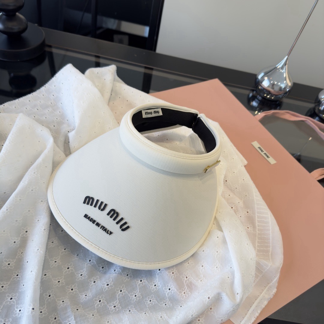 Miu Miu miumiu缪缪新款空顶发箍遮阳帽