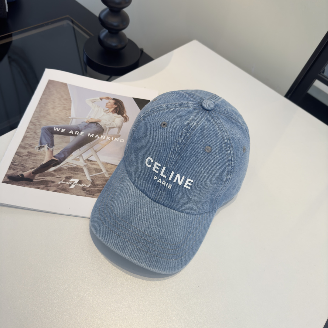 Celine Celine赛琳新款遮阳鸭舌帽，头围57cm