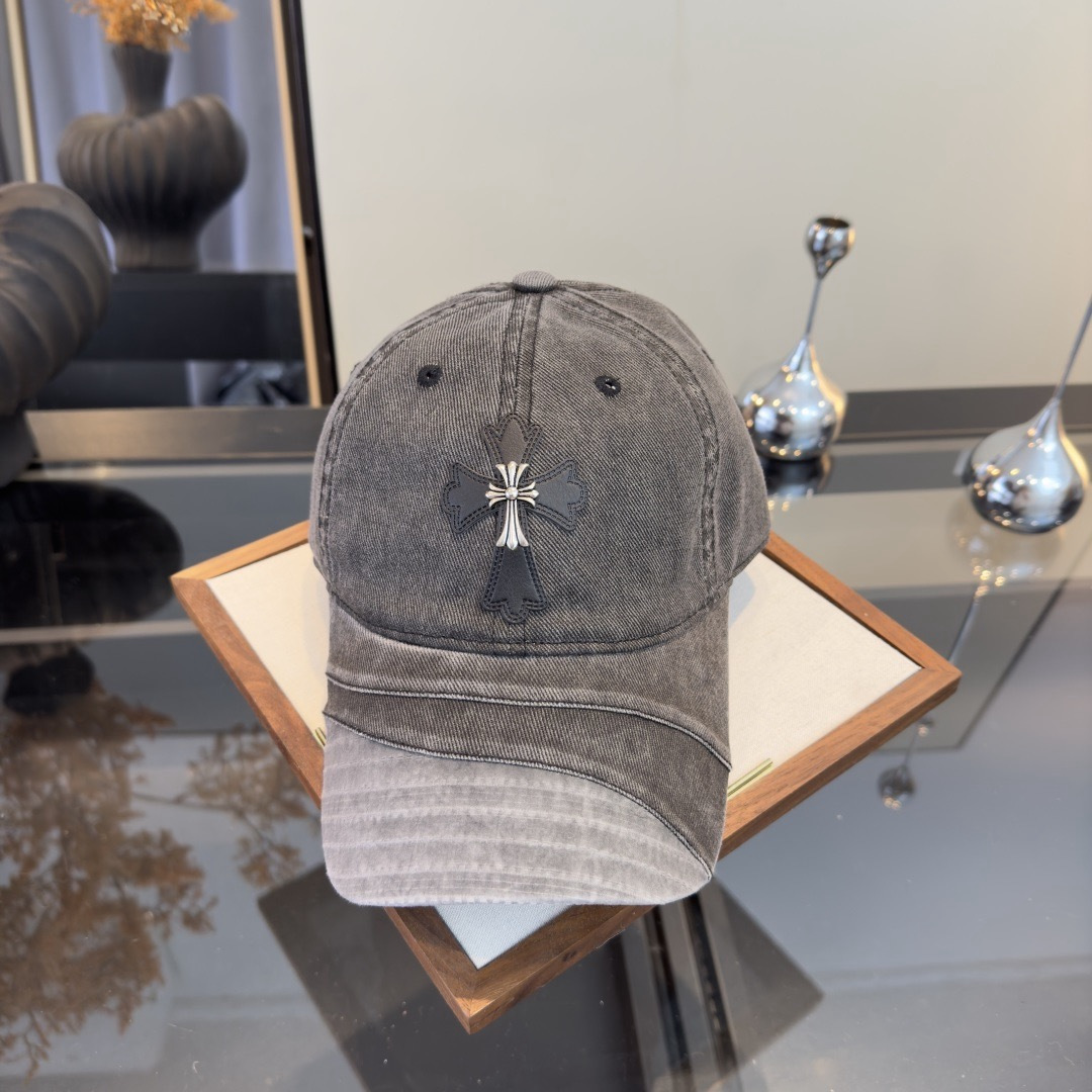 Chrome Hearts 克罗心新款鸭舌帽，百搭，头围57cm