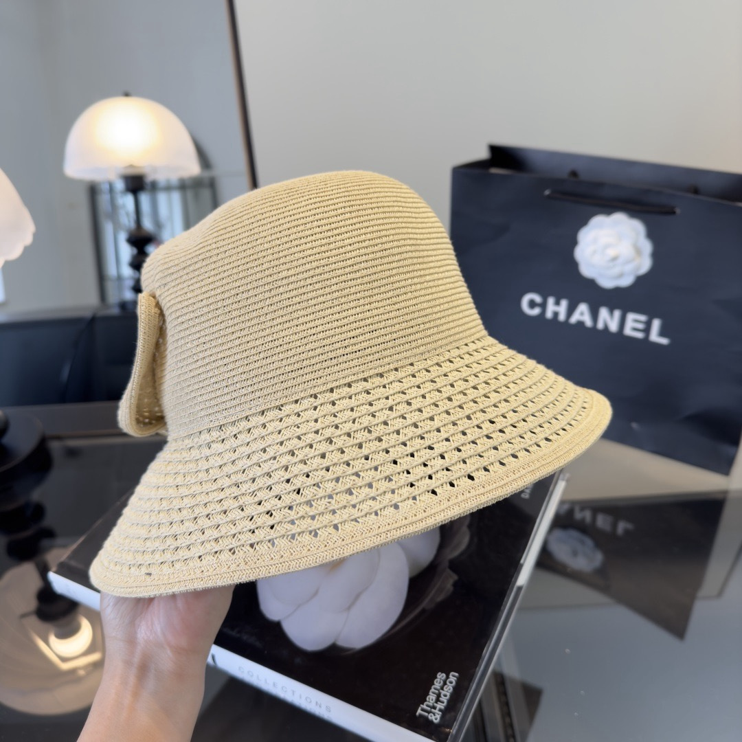 Chanel Chanel香奈儿新款草帽，遮阳沙滩草帽，头围57cm