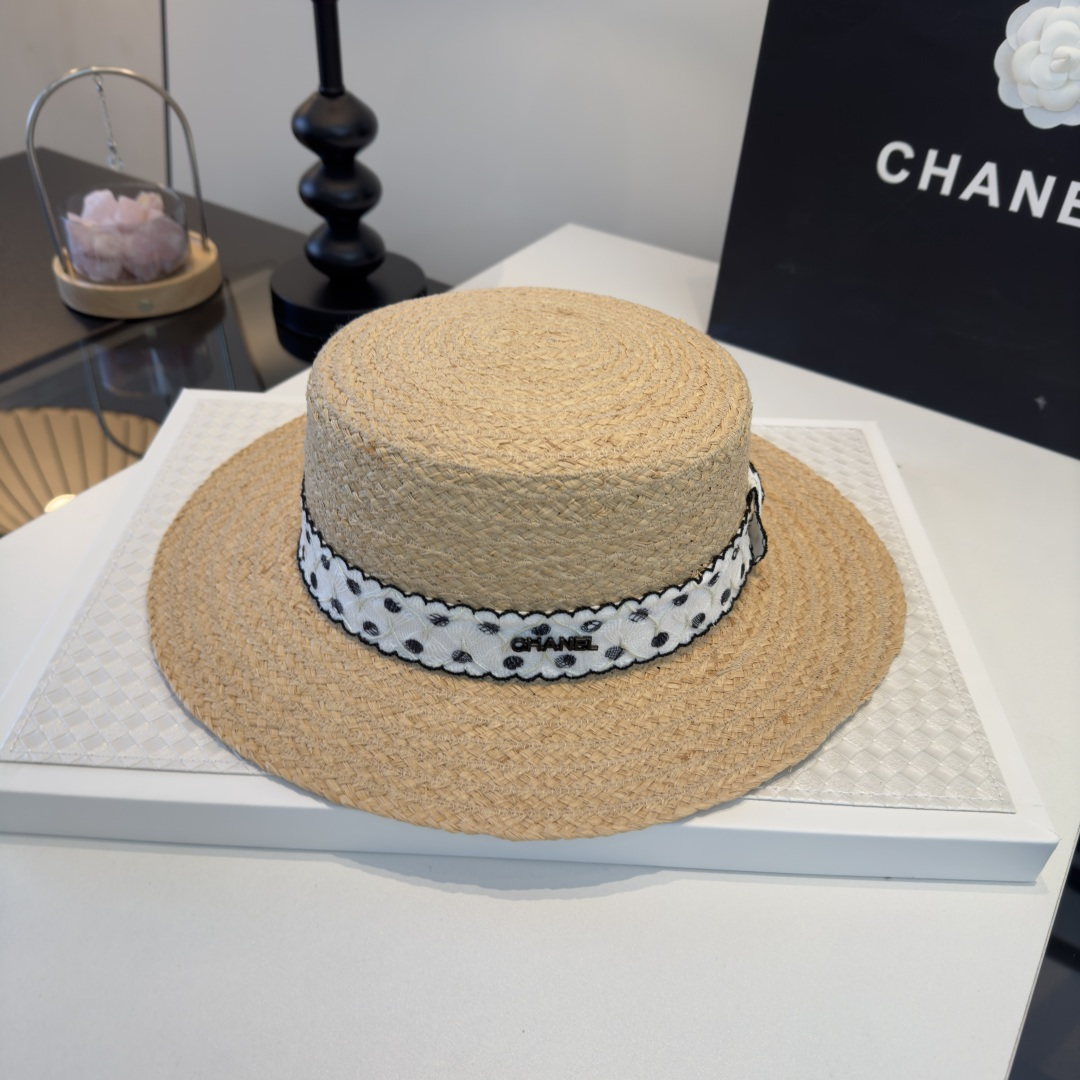 Chanel Chanel香奈儿新款名媛风范草帽，头围57cm