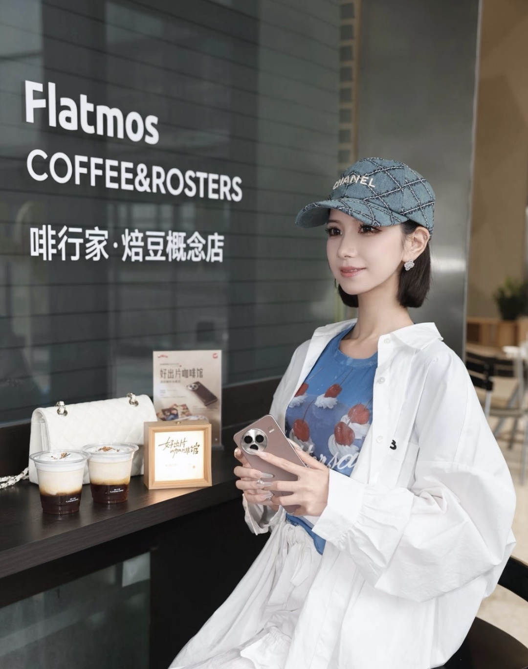 Chanel Chanel香奈儿新款鸭舌帽，头围57cm