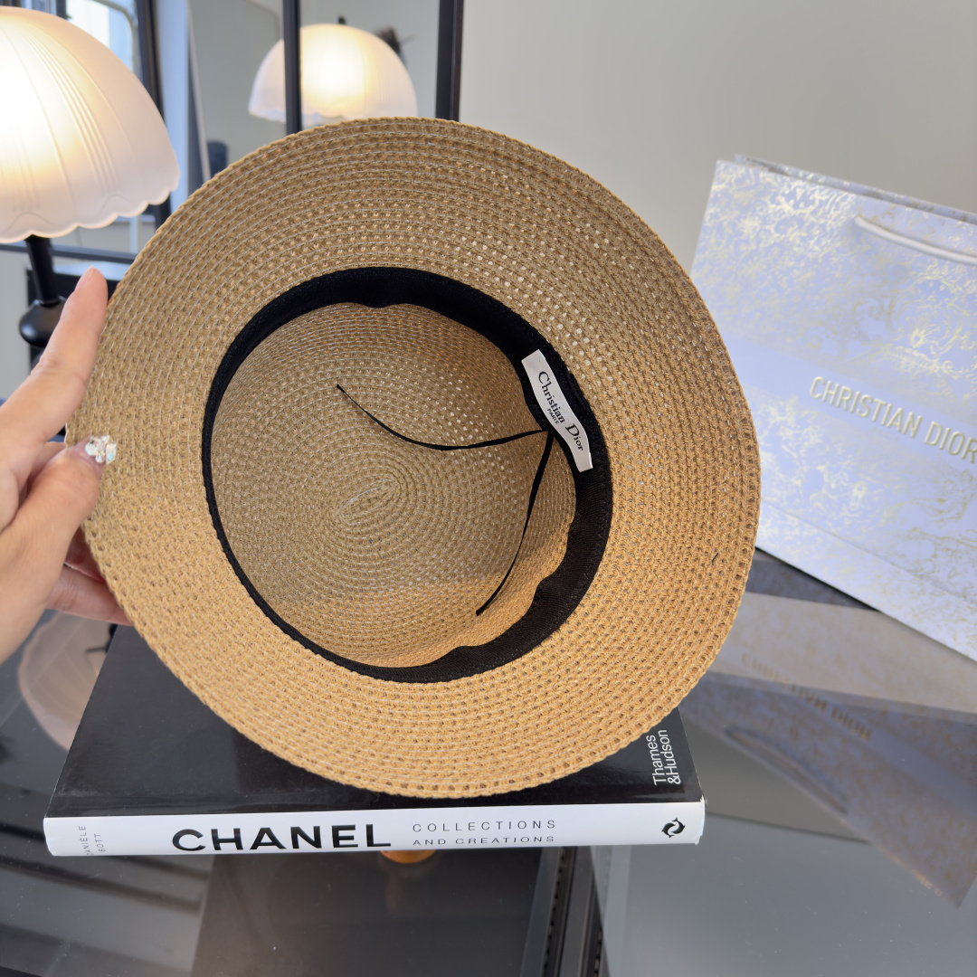 Dior Dior迪奥新款盆帽，日本纸草制作，跑量王，头围57cm