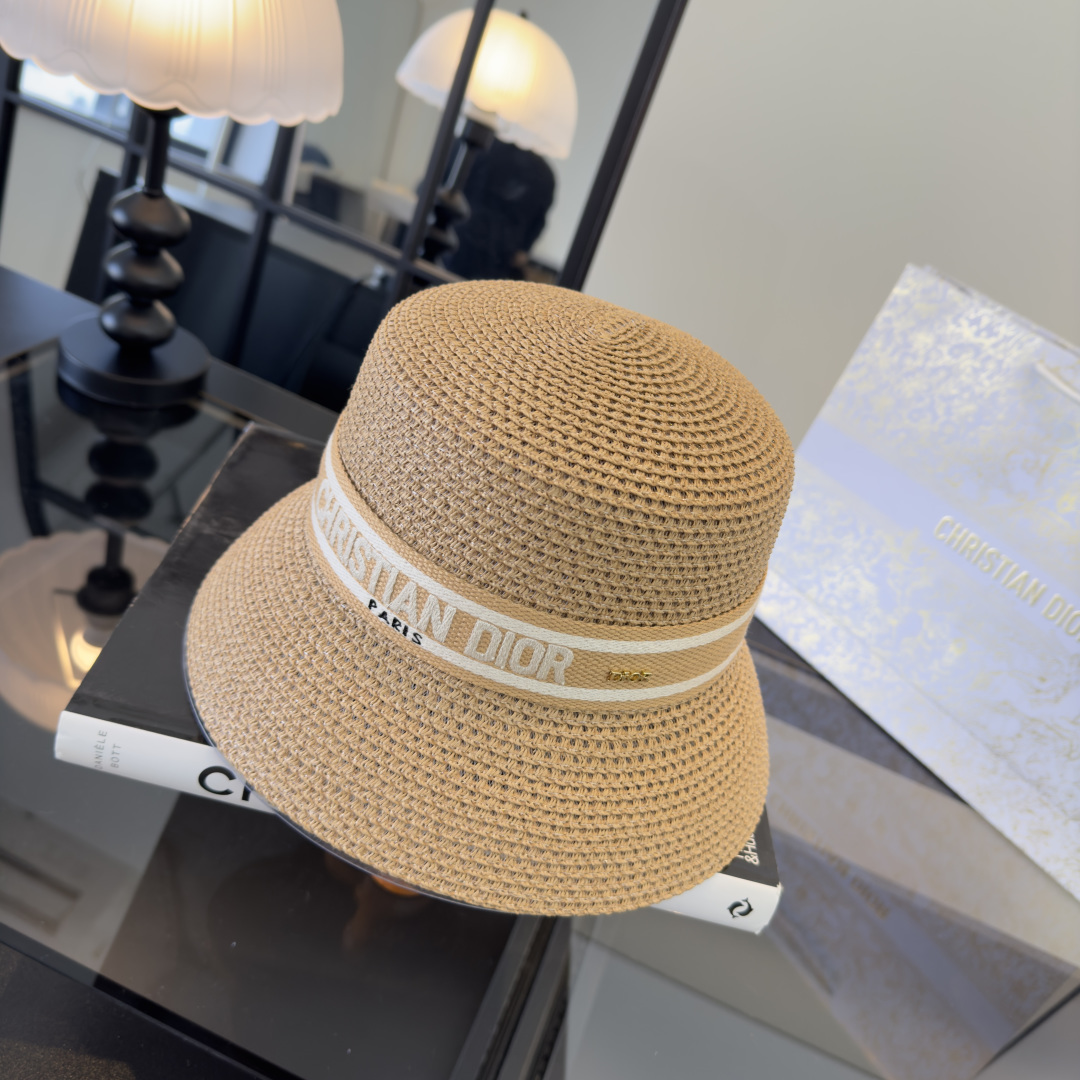 Dior Dior迪奥新款盆帽，日本纸草制作，跑量王，头围57cm