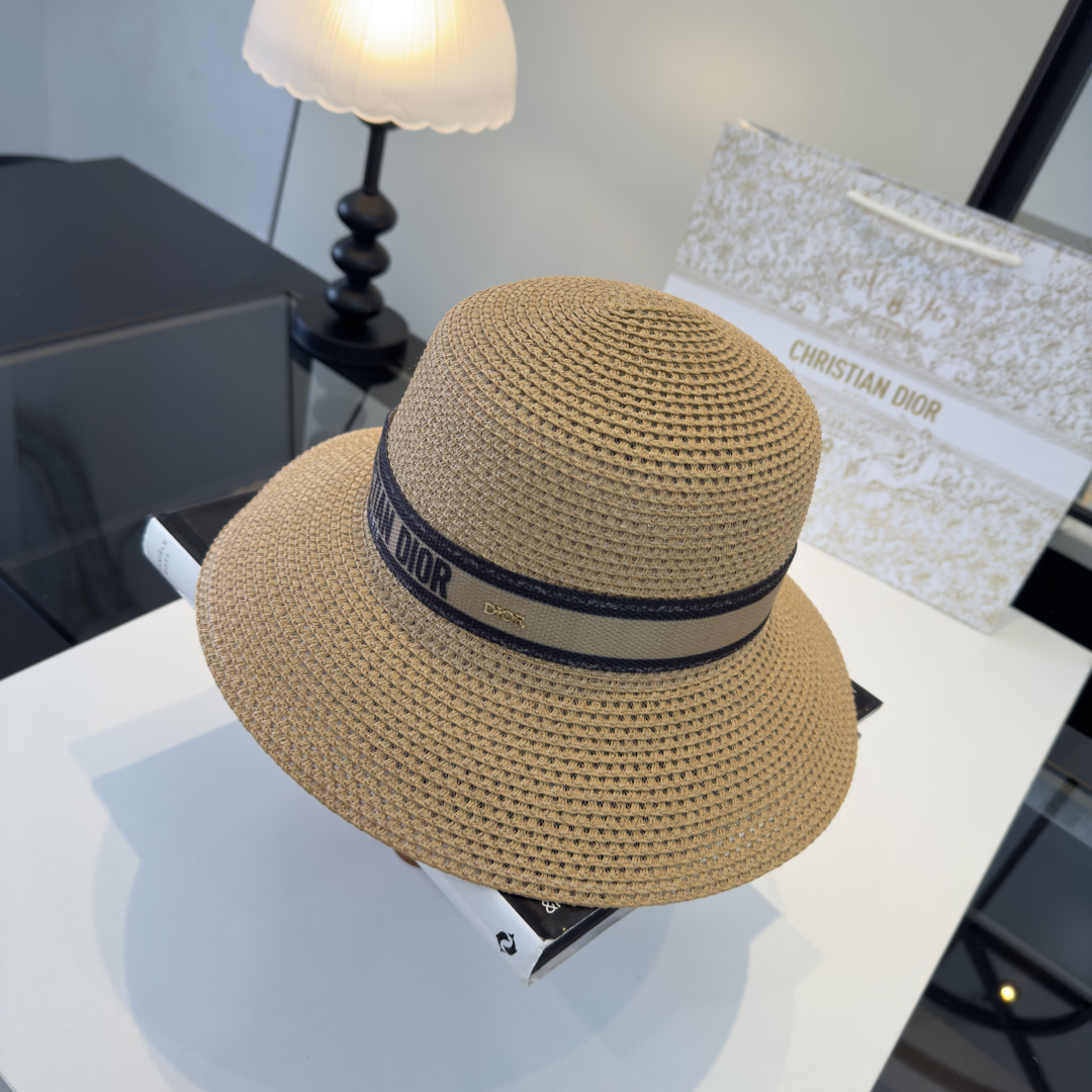 Dior Dior迪奥跑量款盆帽，夏日 草帽，头围57cm