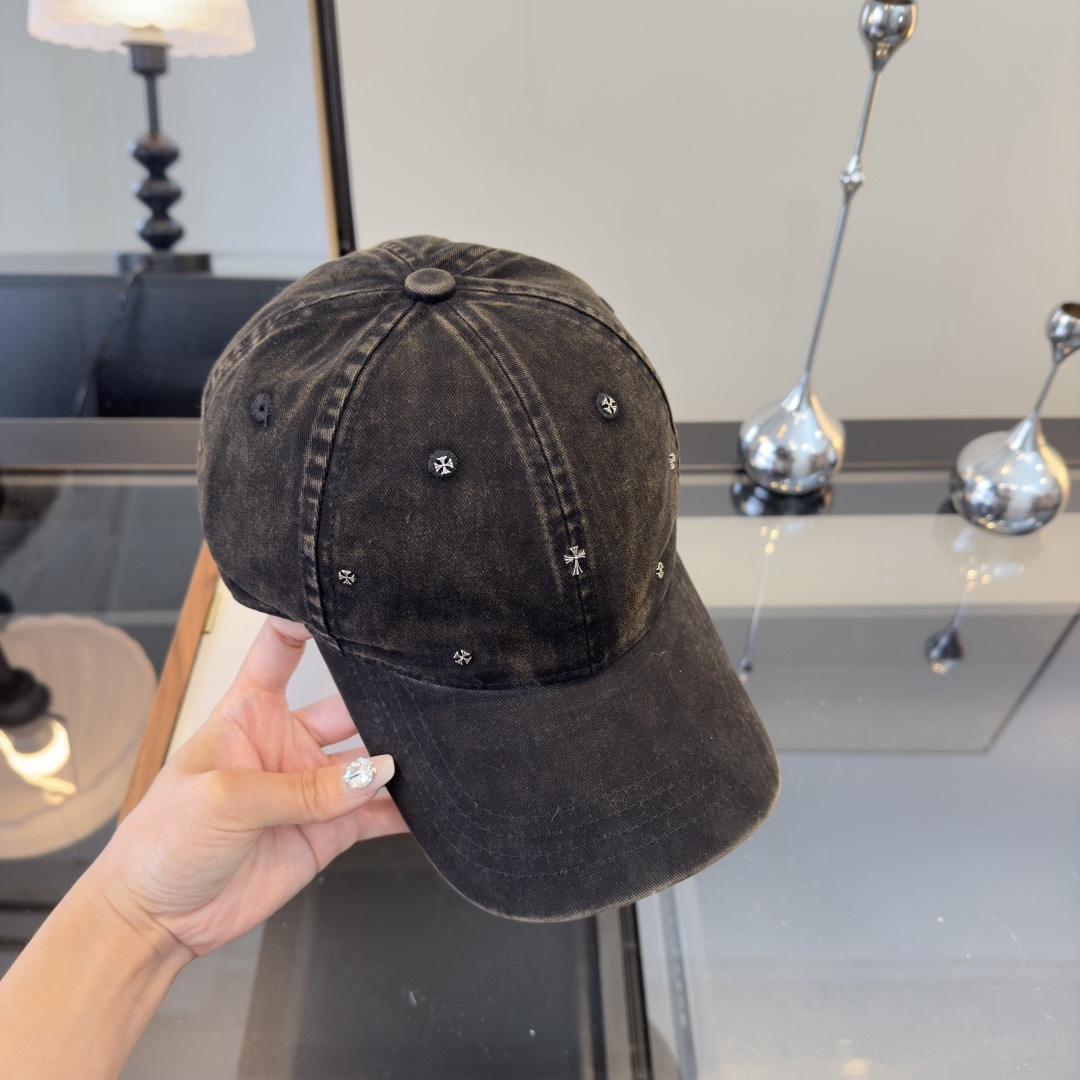 Chrome Hearts 克罗心新款鸭舌帽，头围57cm