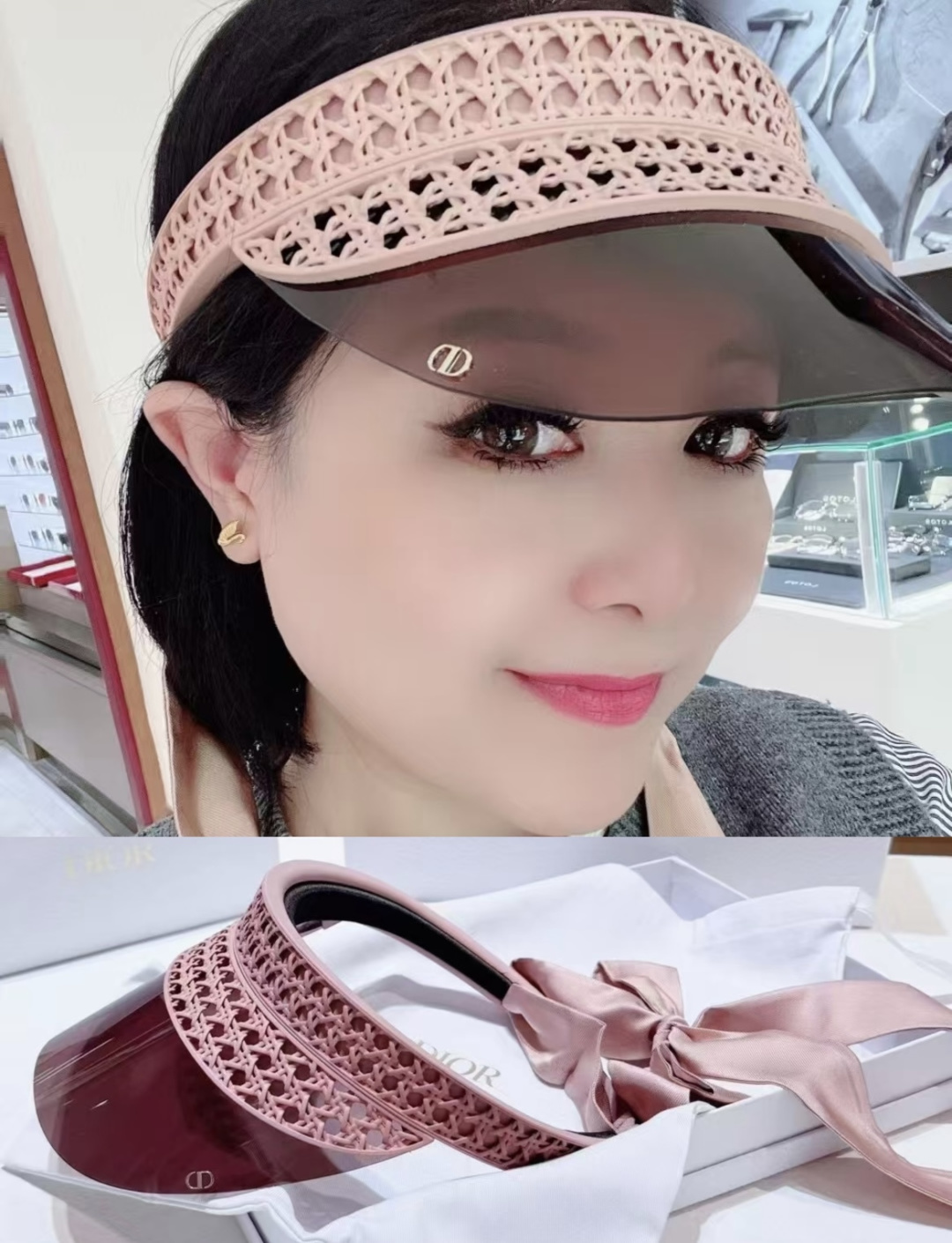 Dior Dior迪奥新款空顶遮阳帽，可调节