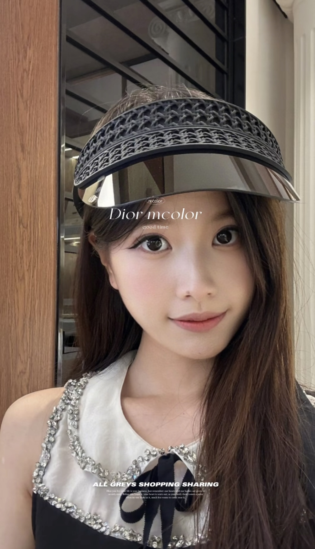 Dior Dior迪奥新款空顶遮阳帽，可调节