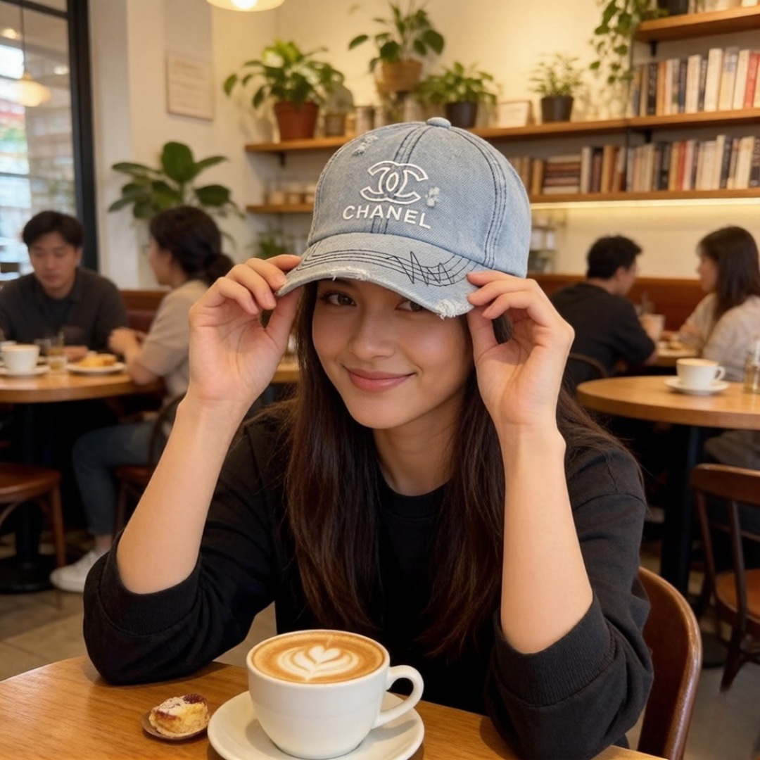 Chanel Chanel香奈儿新款遮阳鸭舌帽，简约
