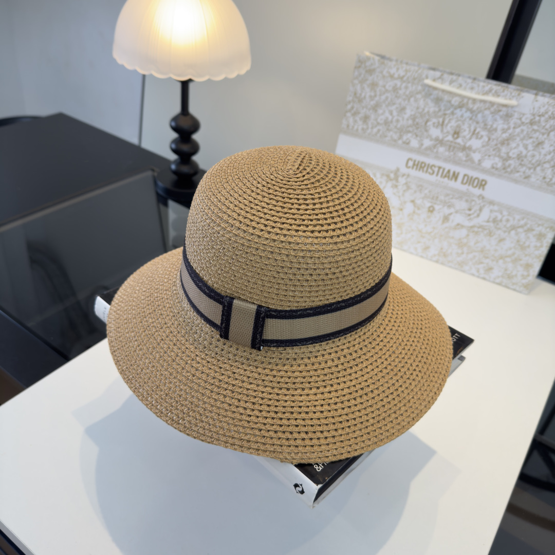 Dior Dior迪奥跑量款盆帽，夏日 草帽，头围57cm
