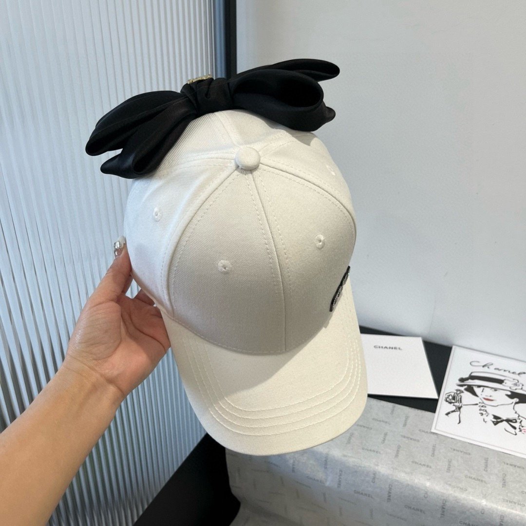 Miu Miu miumiu缪缪蝴蝶结鸭舌帽，高端定制，头围57cm